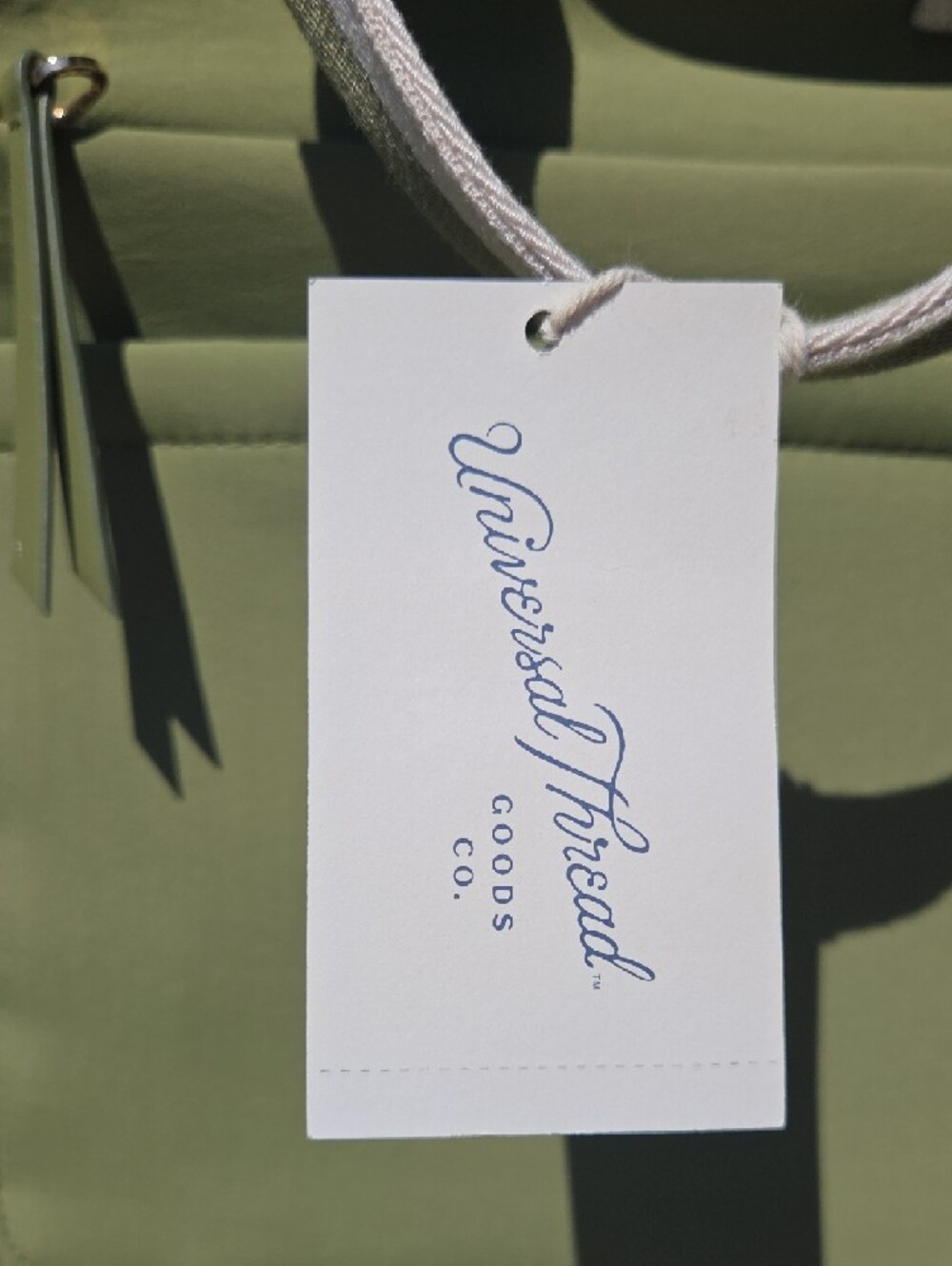 Universal Thread Olive Canvas Convertible Backpack Tote - Picture 6 of 6